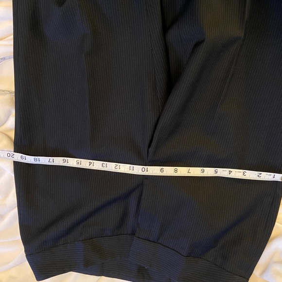 Nine West black pinstripe suit blazer pants size 8 - Picture 8 of 11